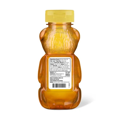 Vista 2 de Amazon Grocery, Golden Pure Honey, 12 onzas (anteriormente Amazon Fresh, el embalaje puede variar)