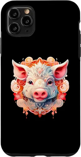 Vista 11 de Funda para iPhone 15 Año Nuevo Chino 2031 Año del Cerdo
