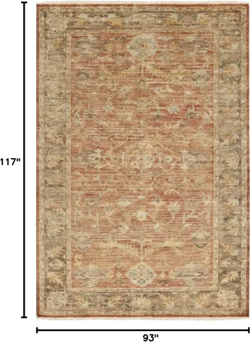Vista 2 de Surya Hillcrest - Alfombra de área, 7'9" x 9'9", rojo oscuro