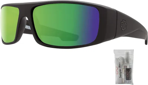 Vista 2 de SPY Logan Rectangle Sunglasses for Men + BUNDLE with Designer iWear Eyewear Kit