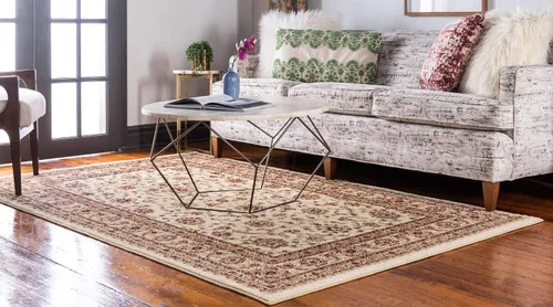 Vista 65 de Unique Loom - Colección Voyage - Alfombra tradicional oriental clásica de diseño intrincado