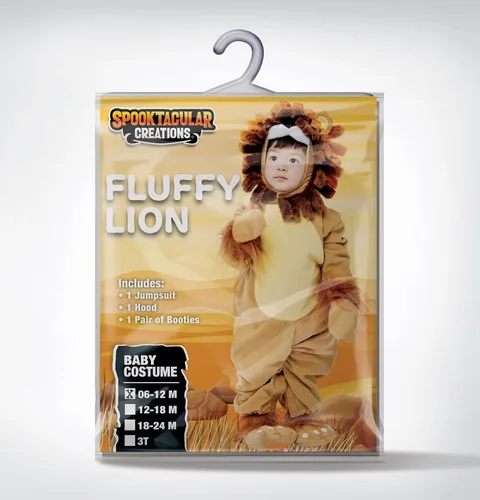 Vista 6 de Spooktacular Creations Halloween Baby Lion Costume, Toddler Lion Costume for Infant Kids Halloween Animal Dress up Party