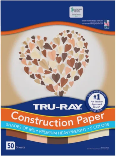 Vista 4 de Tru-Ray Papel de Construcción 9x12 Almendra