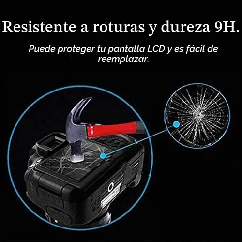 Vista 2 de PCTC Paquete de 3 protectores de pantalla para cámara digital Nikon D5300 D5500 D5600