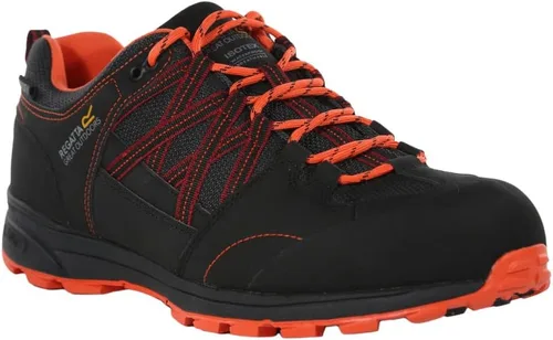 Vista 2 de Regatta Samaris Low II WP - Zapatillas de senderismo AW18 Negro Fiesta Rojo