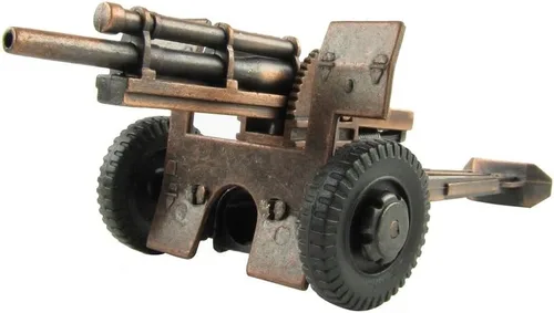 Vista 5 de 1:48 escala O Gauge tren accesorio miniatura ejército M101 obús sacapuntas