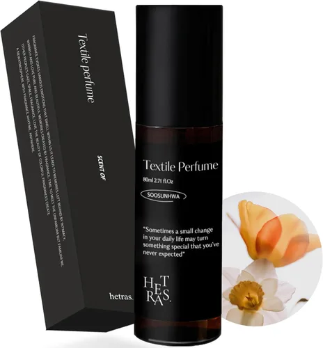 Vista 9 de hetras Perfume Textil Jabón Abrazo - Aroma Acogedor y Limpio Spray de Fragancia Sutil y Duradera para Eliminar Arrugas Ambientador de Lino
