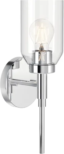 Vista 11 de Kichler Madden - Lámpara de pared para baño, 1 luz, bronce champán