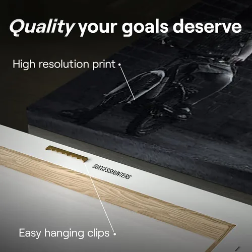 Vista 5 de Arte de pared motivacional para la oficina, lienzo de arte de súper auto, decoración automotriz inspiradora para los amantes de Porsche Sportscar