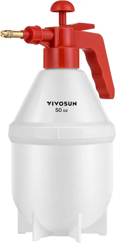 Vista 11 de VIVOSUN Pulverizador de bomba de 27 onzas, botella de rociador de agua de Rojo