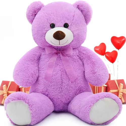 Vista 10 de MorisMos Oso de Peluche Gigante Animal de Peluche 3 pies, 36 pulgadas, Oso de Peluche Grande para Decoración de Baby Shower, Animal de Peluche