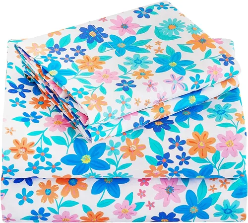 Vista 26 de Viviland 3 Pieces Boys Twin Sheets Set Kids, Baseball Printed Sheets