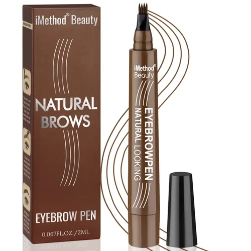 Vista 14 de iMethod - Bolígrafo para tatuaje de cejas con técnica actualizada de microblading, maquillaje de cejas de larga duración, resistente al agua y a