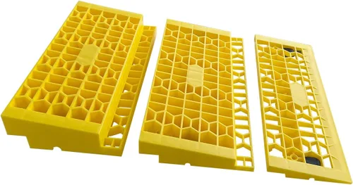 Vista 6 de MaxxHaul 50724 Rampa de umbral modular para puertas, elevación de hasta 3 pulgadas, paquete de 2