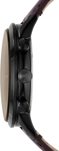 Vista 3 de Fossil Townsman - Reloj cronógrafo de cuarzo casual de acero inoxidable y cuero para hombre