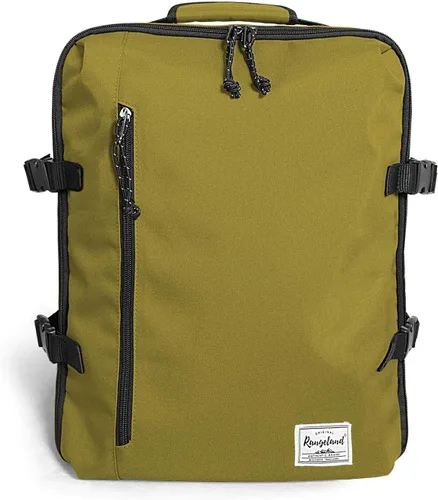 Vista 17 de Mochila de viaje ligera para senderismo, mochila para laptop, 17L de mano para artículos personales, bolsa de fin de semana, unisex, todo negro