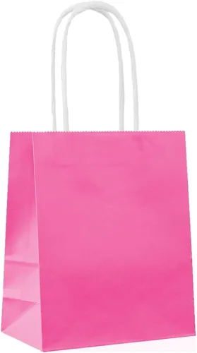 Vista 6 de Kiwi - Bolsas de papel kraft verde para fiestas, 5 pulgadas, 1 unidad, perfectas para eventos temáticos de colores y regalos