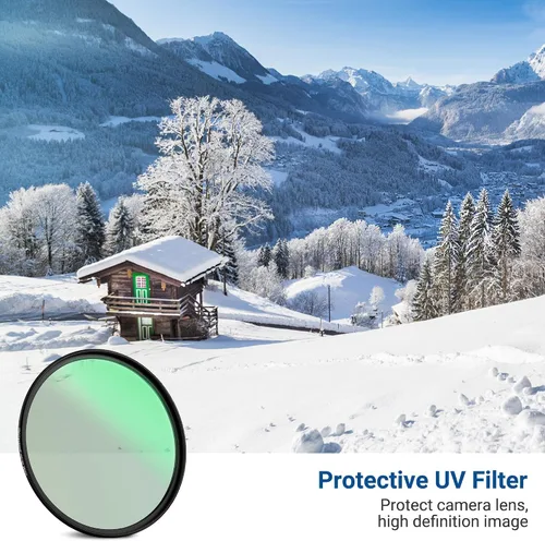 Vista 2 de PROfezzion Filtro UV de 1.594 in, filtro de lente de cámara para Sony ZV-E10 II ZVE10 ZV-1F ZV1F A6700 A6500 A6400 A6300 A6100 A6000 ZV-E1 ZVE1 A7C