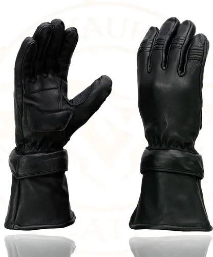 Vista 5 de Shaf International Guantes de guantelete con cremallera para hombre