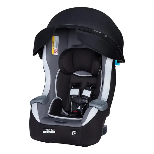 Vista 17 de Baby Trend Trooper™ Slim 3 en 1 Asiento de coche convertible, Gris Dash