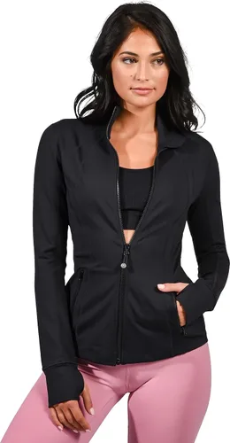 Vista 2 de 90 Degree By Reflex Chaqueta deportiva ligera con cremallera completa para mujer