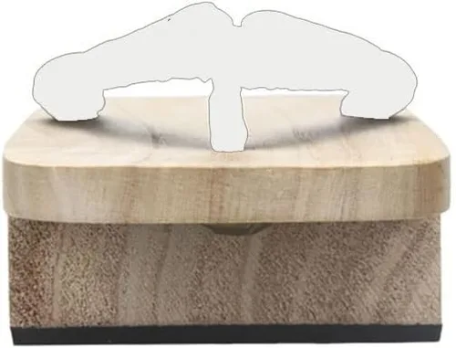 Vista 3 de Zuecos japoneses tradicionales Geta Samurai de dos dientes para hombres y mujeres