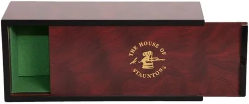 Vista 5 de The House of Staunton Caja de ajedrez deslizante Ébano (Macassar Ebony)