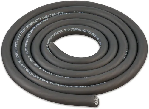 Vista 5 de NVX Kit de cableado de amplificador dual 1/0 calibre 1/0 AWG 100% OFC sin cable RCA - XAPK1D
