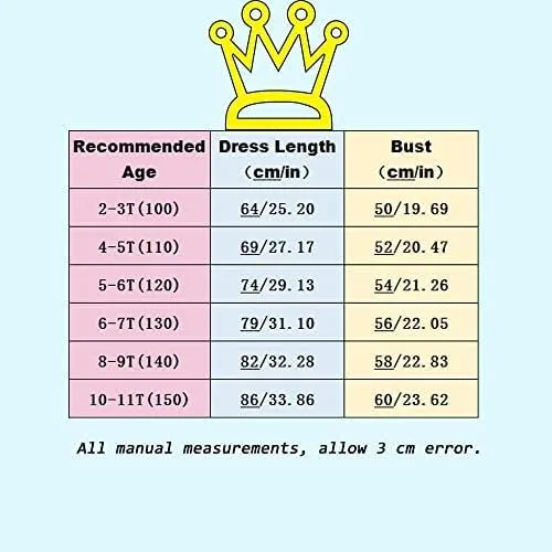 Vista 6 de YOFEEL Princess Costume Cosplay Dress up for Toddler Kid Baby Girls Fancy Party Halloween Christmas with unique Accessories