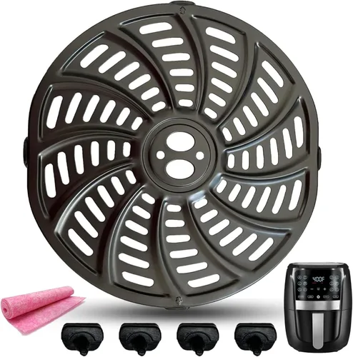 Vista 8 de Sartén para freidora de aire de 8 cuartos de galón para freidora de aire PowerXL Vortex Pro Plus, bandeja antiadherente prémium para freidora