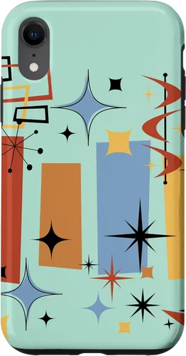 Vista 25 de Retro Mid Century Modern MCM Vibe Aesthetic Kitsch Art Case for iPhone 17