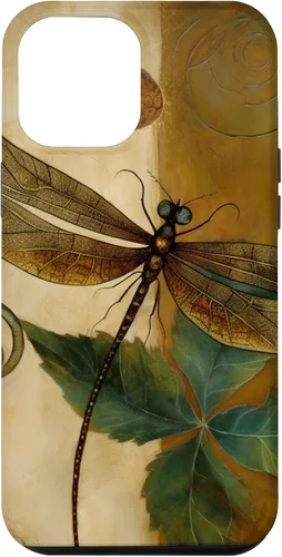 Vista 25 de Funda para iPhone 16 con diseño floral de libélula bohemia