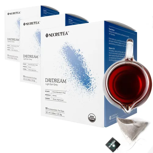 Vista 24 de Té suelto Pu-erh de cacao orgánico I POWERFUL Detox Immune I Heart & Digestion Support, paquete a granel de 12 oz Por T SECRETEA, Treasure Box