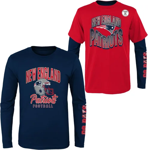 Vista 29 de NFL Conjunto de 3 Camisetas y Camisas de Manga Larga para Niños y Jóvenes 8-20, Colores del Equipo del Día del Juego