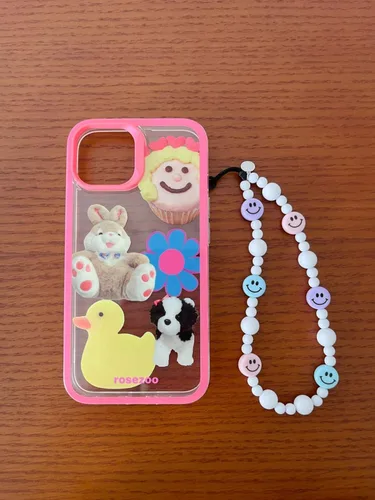 Vista 21 de Drawwind Correa con cuentas para teléfono con pulsera universal, cordón para teléfono celular lindo, pulsera de muñeca con cuentas, cadena de hilo