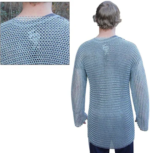Vista 3 de Armory Replicas Medieval Knights Full Sleeve Chainmail Shirt