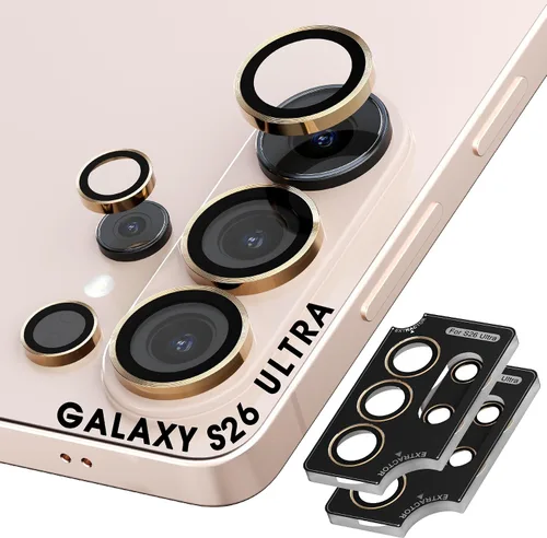 Vista 17 de Orzero Protector de lente de cámara para Samsung Galaxy Z TirFold/Fold 7, [EZ Install] [compatible con fundas] cubierta de lente de anillo de Negro