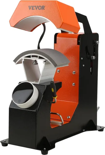 Vista 11 de VEVOR Máquina de prensa térmica automática 3 en 1 para gorras - Sin arrugas, liberación automática y botón de presión, panel de control digital