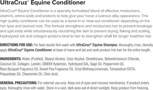 Vista 2 de UltraCruz Acondicionador equino para caballos, 32 oz
