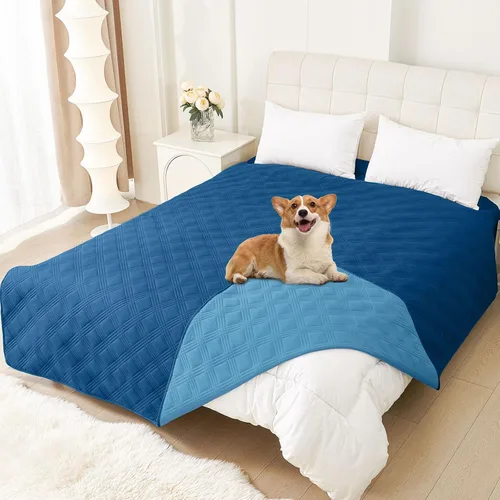 Vista 92 de Manta impermeable para cama de perro, mantas suaves para mascotas, funda impermeable para sofá para perros, fundas reversibles lavables para muebles