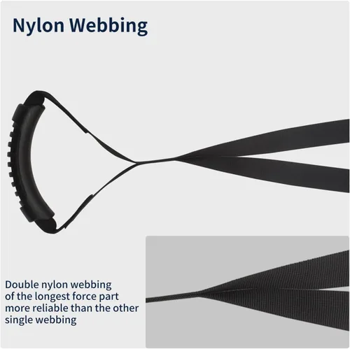 Vista 4 de Fishing Kayak Stand up Assist Strap Upgrade Double Nylon Webbing for dragging Kayak