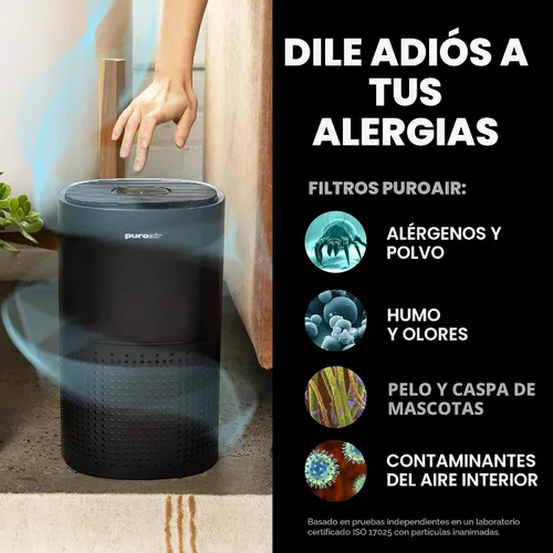 Vista 5 de PuroAir 240 Filtro de Reemplazo - Filtros HEPA hasta 99.9% de Humo, Polen, Polvo y Contaminantes Domésticos Comunes - Filtro de Aire HEPA