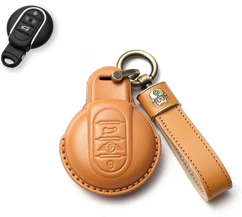 Vista 15 de SANRILY Funda para llavero para Mini Cooper sin llave, Negro