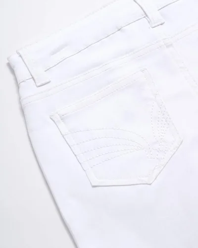 Vista 5 de Real Love Pantalones cortos para niña - Bermudas de sarga súper elásticas (paquete de 2)