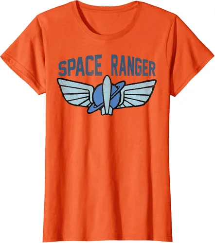 Vista 34 de Disney Pixar Toy Story 4 Buzz Lightyear Space Ranger Badge - Camiseta, Negro, S