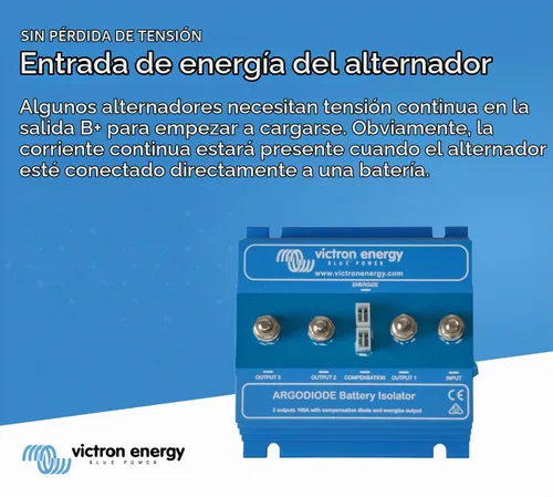 Vista 4 de Victron Energy ArgoDiode Aisladores de Batería 100-3AC (3 Baterías 100 amperios)