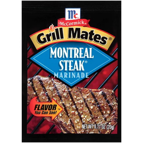 Vista 6 de McCormick Grill Mate MONTREAL Steak Marinade 0.71 oz (15 paquetes)