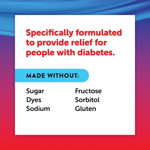 Vista 4 de Diabetic Tussin DM - Medicamento para la tos de máxima fuerza para adultos, personas con diabetes, sin azúcar, colorantes, sodio, fructosa
