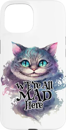 Vista 6 de Cheshire cat We're All MAD Here Alicia in Wonderland - Carcasa para iPhone 17