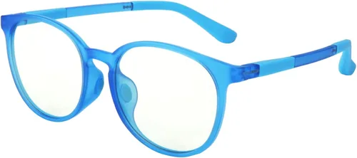 Vista 2 de Fawziya Gafas de luz azul con marco redondo para niños